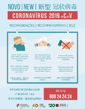 CHL cumpre orientações técnicas da DGS para casos suspeitos de infeção do novo Coronavírus