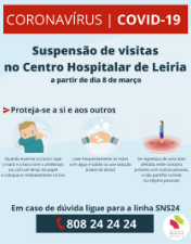 CHL restringe visitas para prevenir contágio de utentes e profissionais pelo novo Coronavírus
