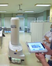 CHL recebe robô de desinfeção entregue pela Comissão Europeia em resposta à Covid-19 