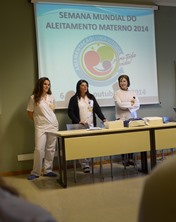 CHL premeia as vencedoras do II concurso da Semana Mundial do Aleitamento Materno 2014